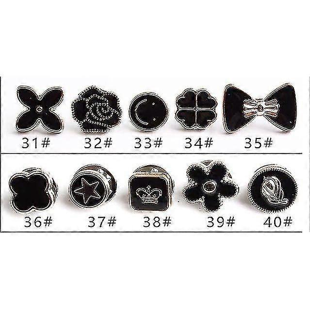10/20pcs Button Brooch Prevent Accidental Exposure Buttons Brooch Pins Badge Cufflinks Button Detach