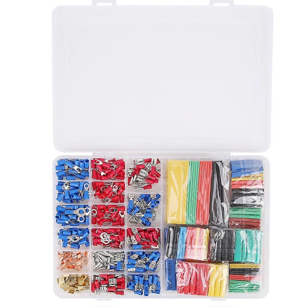 678Pcs Crimping Terminal Shrink Tubing Set Cold Pressed Kit Electrical Components