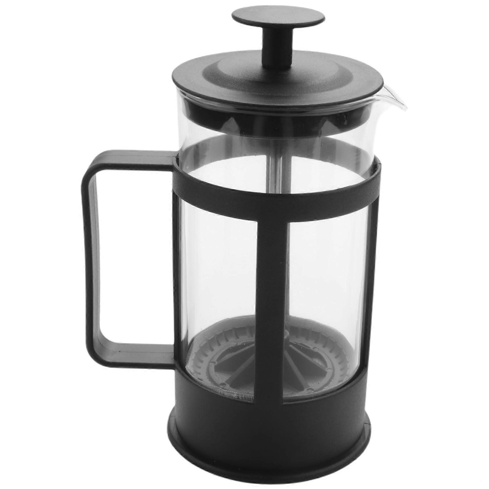 French Press Coffee & Tea Maker 12Oz, Thickened Borosilicate Glass Coffee Press Rust-Free and Dishw