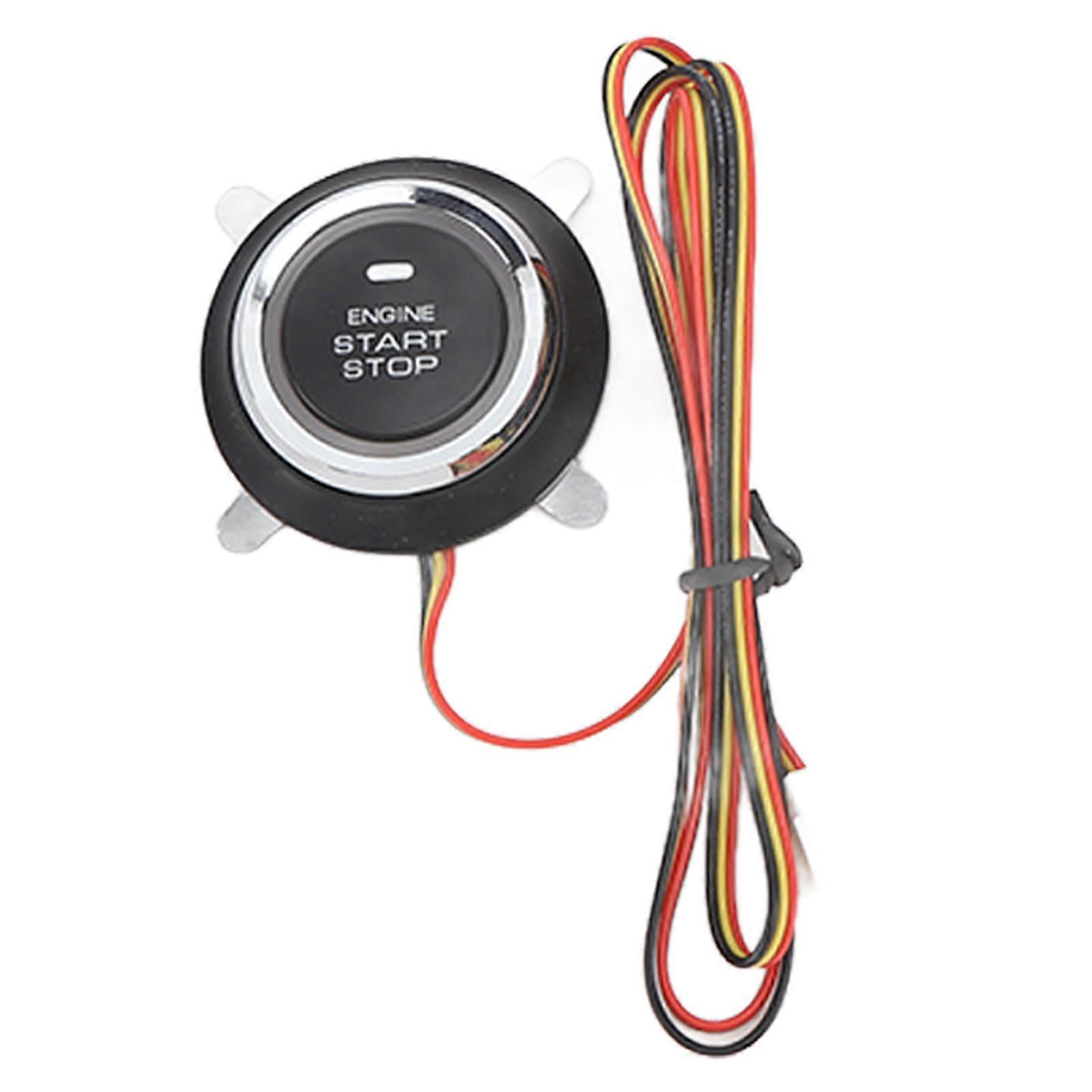 DC12V Car Alarm System Intelligent Remote Control One Button Start Keyless Entry Kit Universal for Vehicle Bluetooth