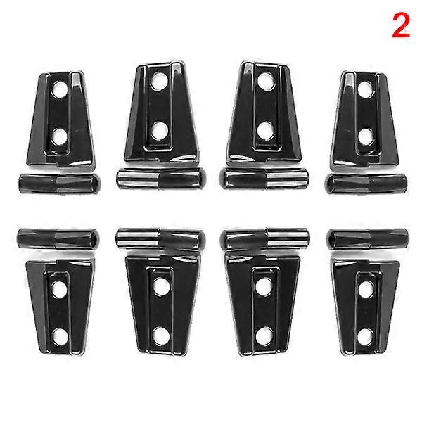 1 Set Black ABS Door Hinge Cover Trim for Jeep for Wrangler 2007-2017