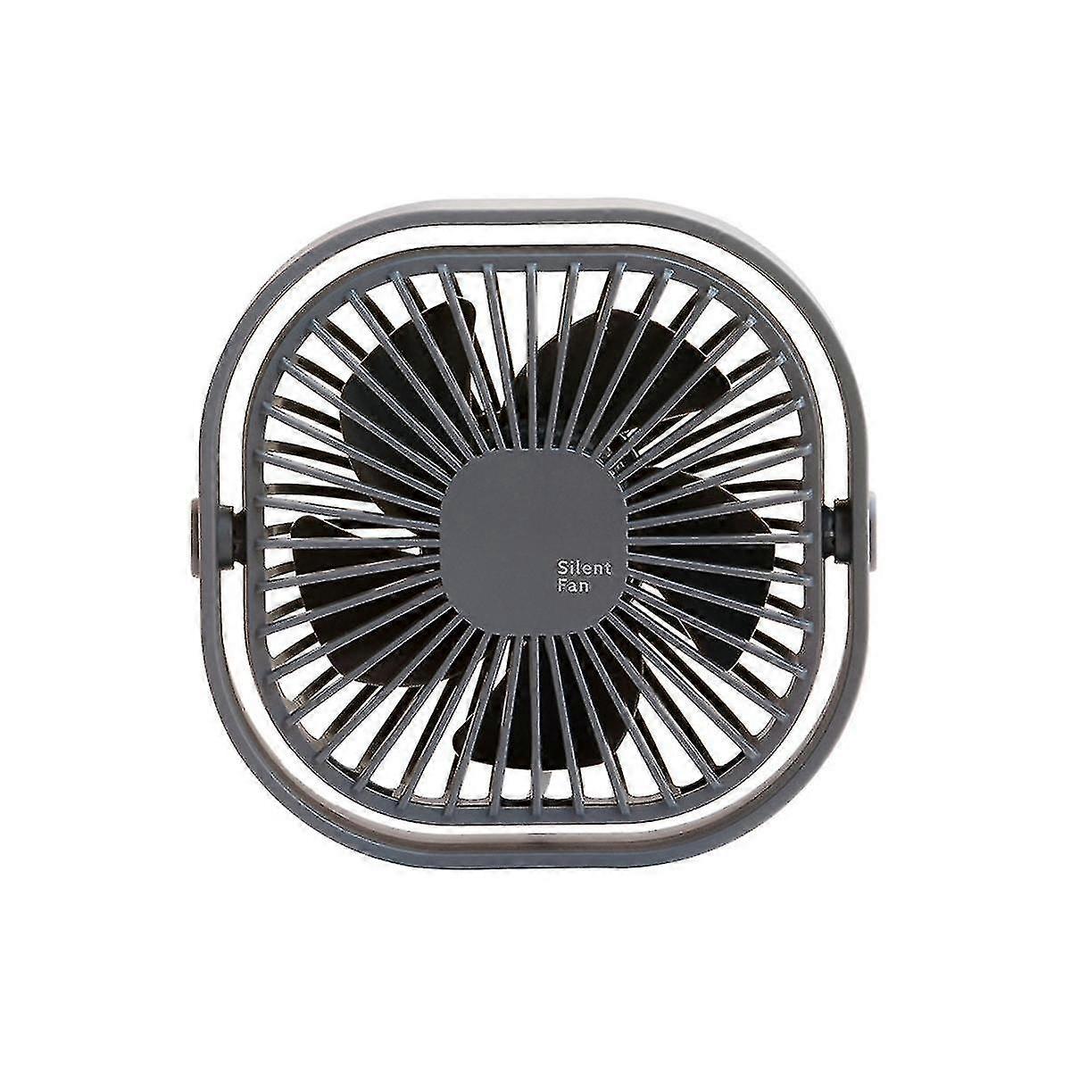 4 Inch Usb Desk Fan 3 Speeds Portable Table Fan Small Cooling Fan 360rotatable Silent Desktop Fan