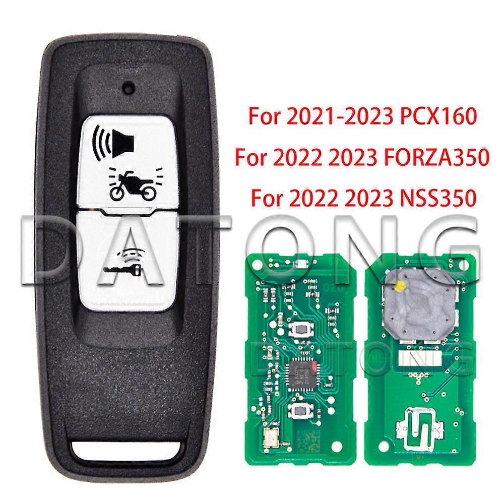 World Motorcycle Remote Control Key For Honda PCX160 FORZA NSS350 2021-2023 ID47 Chip 433.92FSK Replacement Smart Key