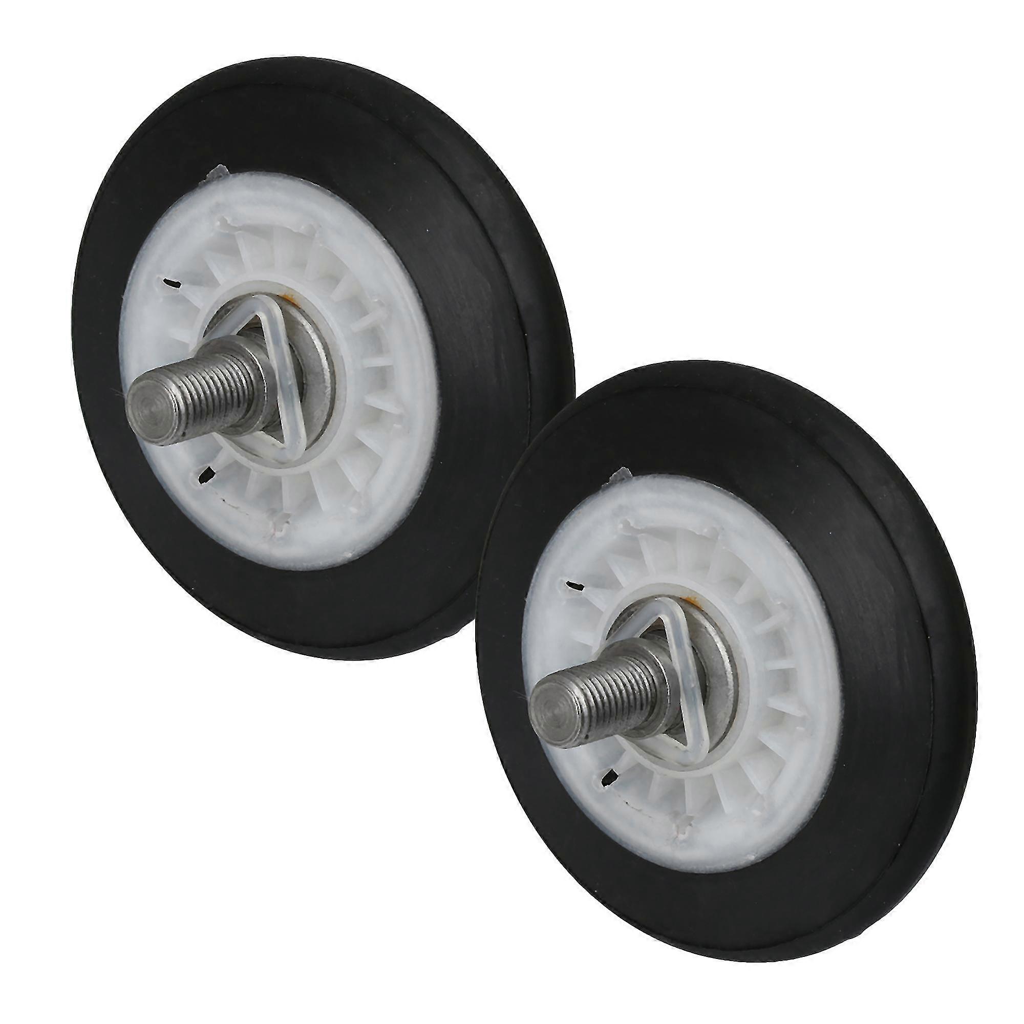 2 x Rubber Dryer Drum Roller AP5688895 Replacement for LG Replace Part