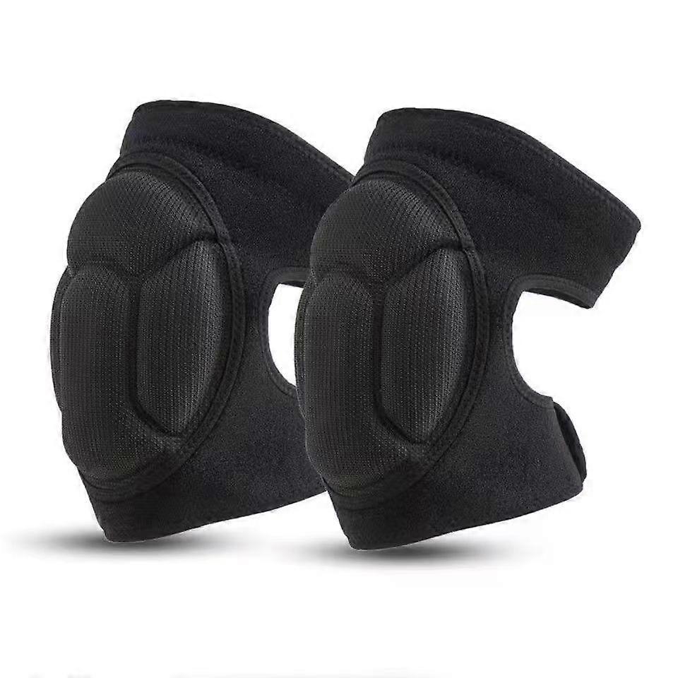Gray 2pcs(M) Protective Knee Pads, Thick Non-slip Sponge, Collision Avoidance Knee Sleeves