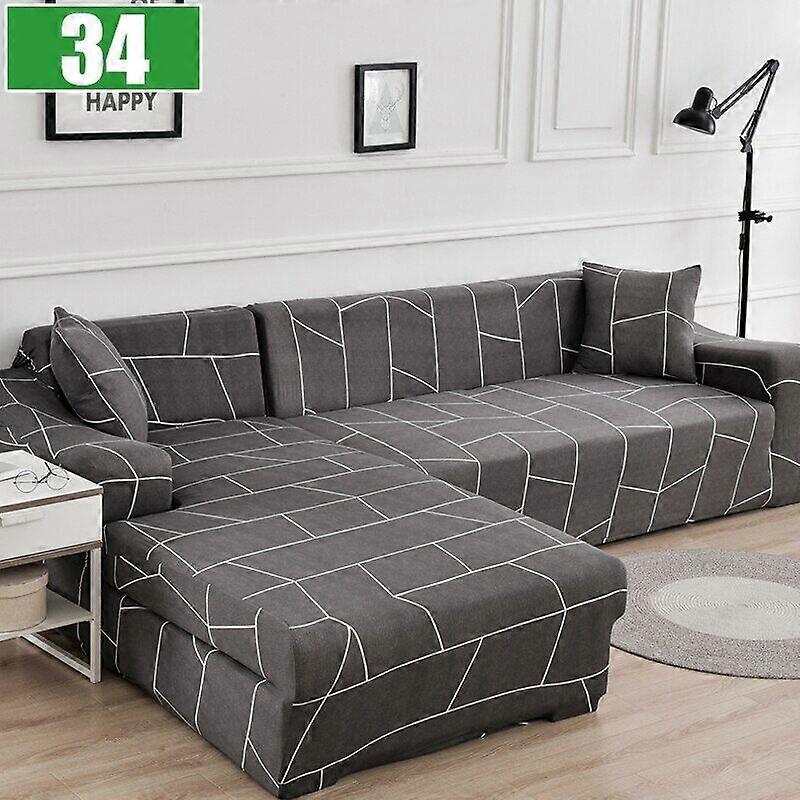 Elastisk soffa täcka överdrag 1/2/3/4 sits sektion soffa täcker vardagsrum