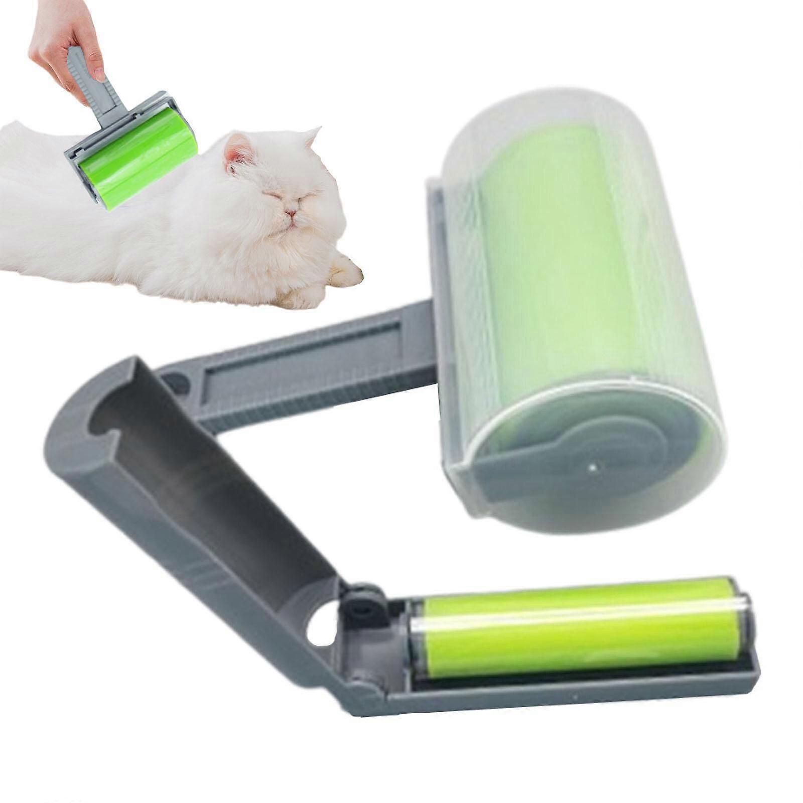 ペットの毛のための洗える再使用可能なゲルの糸くずのローラー-余分粘着性の糸くずローラーペット毛除去剤、100%新しい
