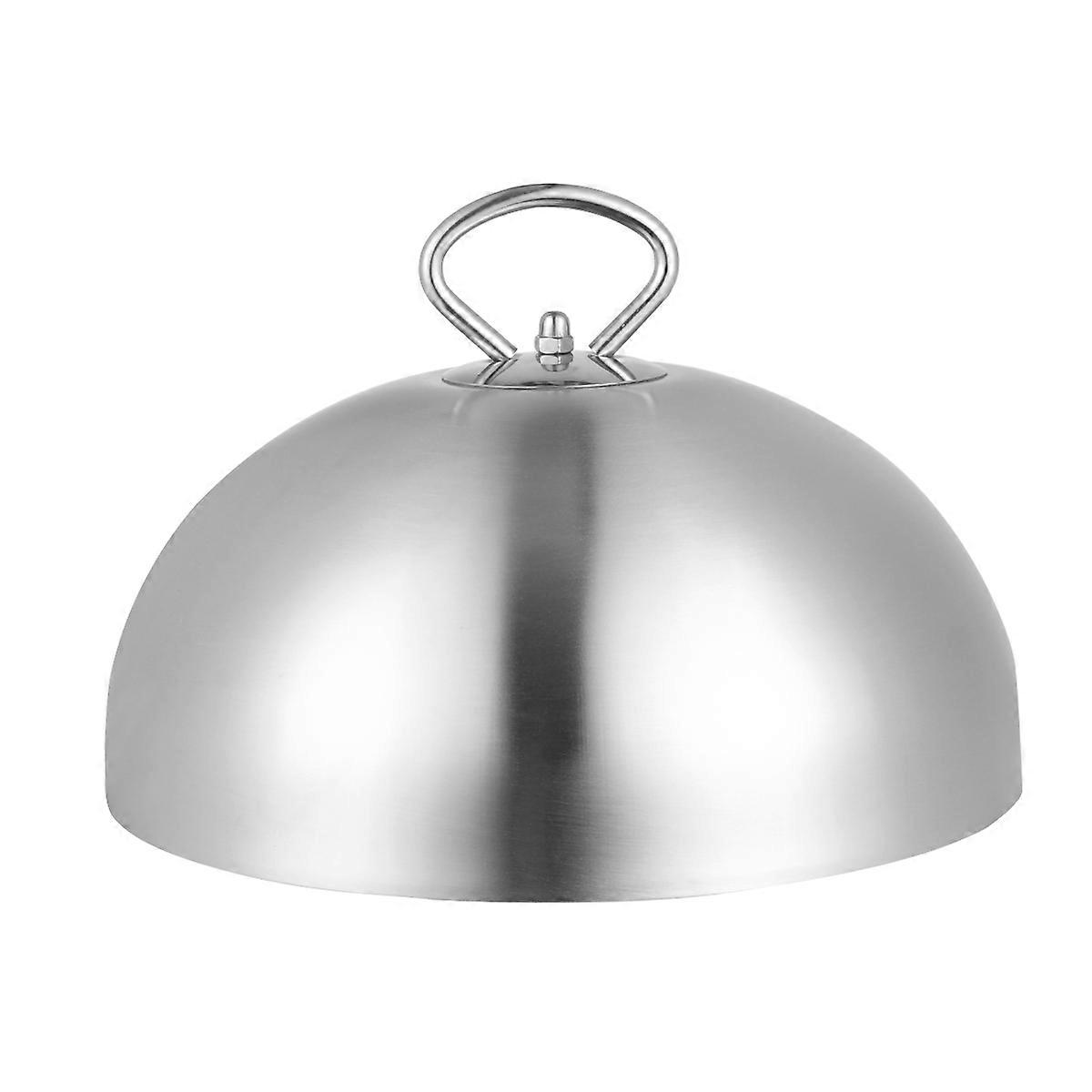 Κάλυμμα μπριζόλας ανοξείδωτου Teppanyaki Dome πιάτο καπάκι αντι πετρέλαιο πιτσίλισμα τροφίμων κάλυψη εργαλείο μαγειρέματος για το σπίτι εστιατορίων (20cm)