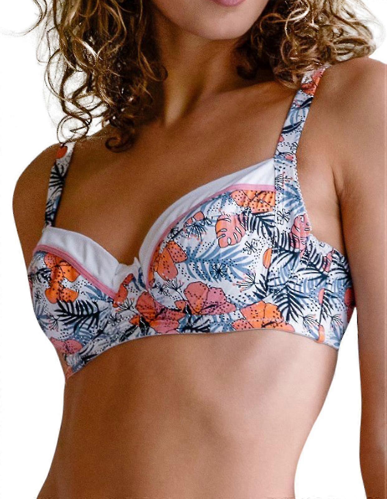 126450-5 Women'S Multicoloured Non-Padded Underwired Full Cup Bra