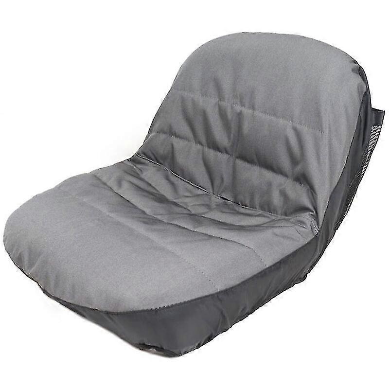Rasenmher Sitzbezug Gepolsterter Traktor Sitzbezug 600D Oxford Material Grau (Grau)