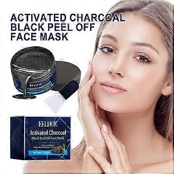 Charcoal Peel Off Face Mask, Blackhead Remover Mask Activated Charcoal Purifying Facial Mask Deep Cleansing black Mask for Pores Acne
