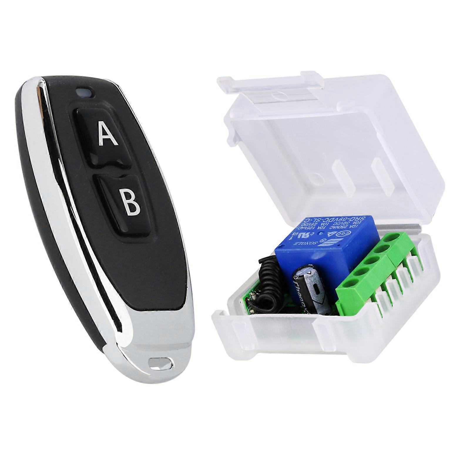 Relay Wireless Switch Module RF433MHz Remote Control Receiver Transmitter for DC