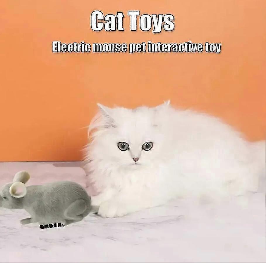 Electric Mouse Toys Cat Play Automatic Escape Robot Vibration Crawling Battery