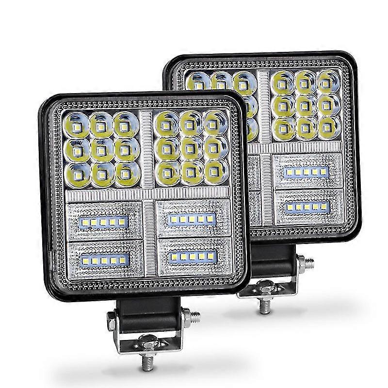 Led Work Light 177W 59 LED Spotlight Square 12V 24V DRL Car Light For Truck SUV 4WD 4x4 Boat ATV Jeep Tractor Fog Light Strobe