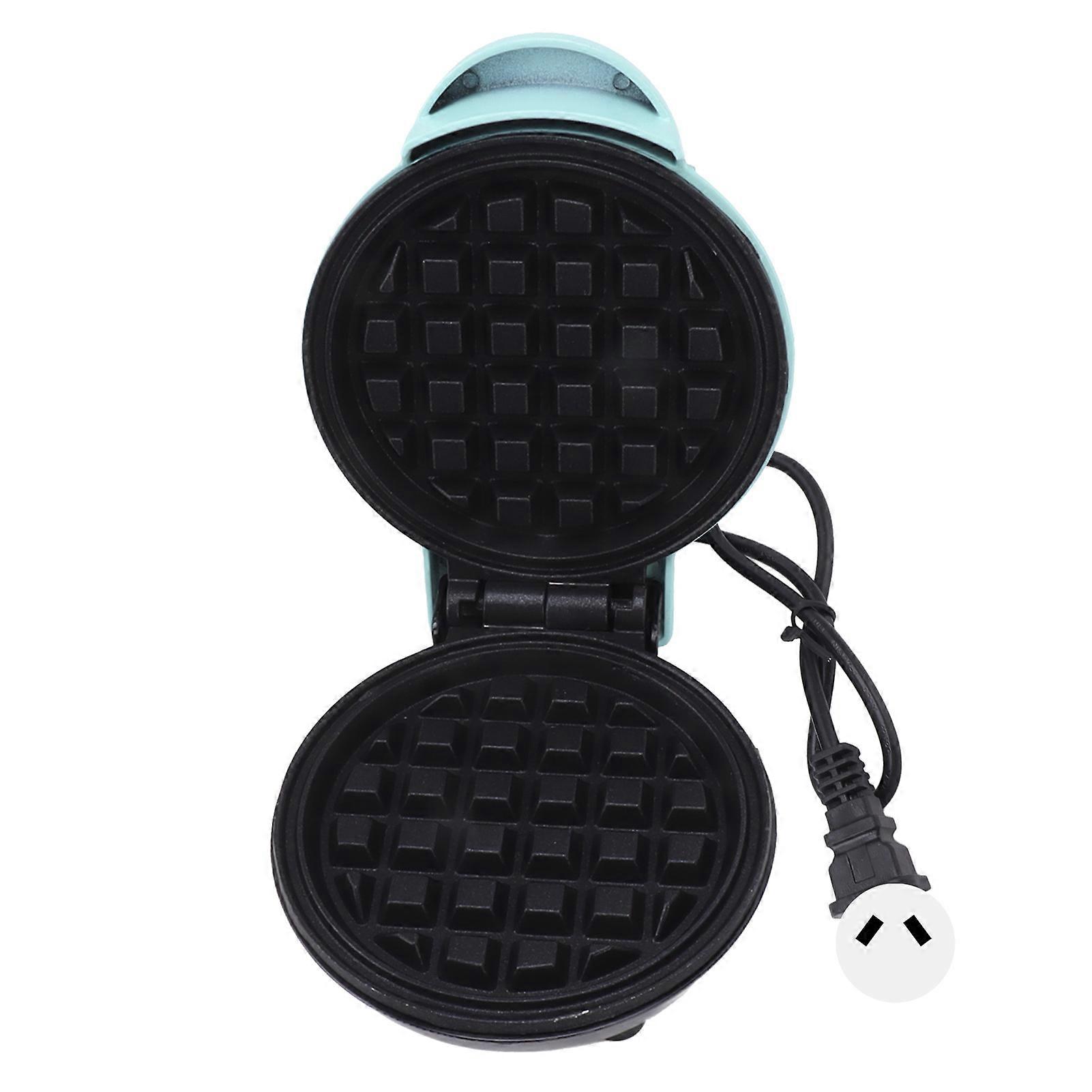 Mini Waffle Maker Stick Proof Double Sided Round Multifunctional Breakfast Machine for Toast Sandwich AU Plug 220V Blue