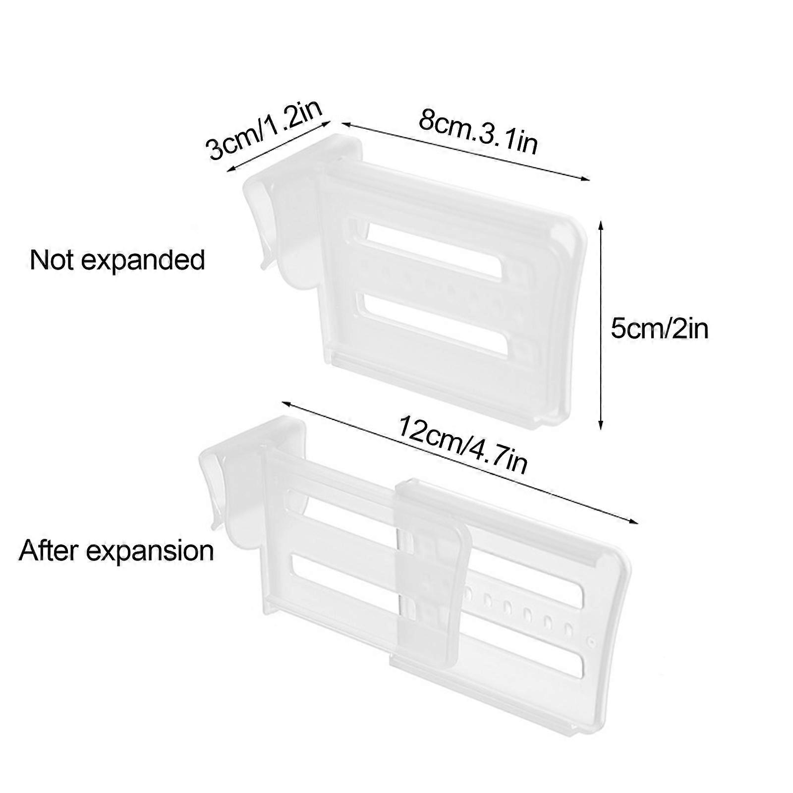 4 Pcs Refrigerator Storage Organizer Partition Board Shelf Divider Separator