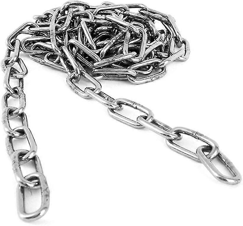 3/16 Inch 304 Stainless Steel Chain - 32.8 Feet Heavy Duty Utility Chain For Hanging, Camping, Swings