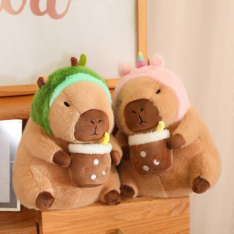 30cm/40cm Fluffy Capybara Plush Doll Kawaii Capybara Stuffed Toy Simulation Stuffed Animals Girls Birthday Gift Home DecorStuffed Animals