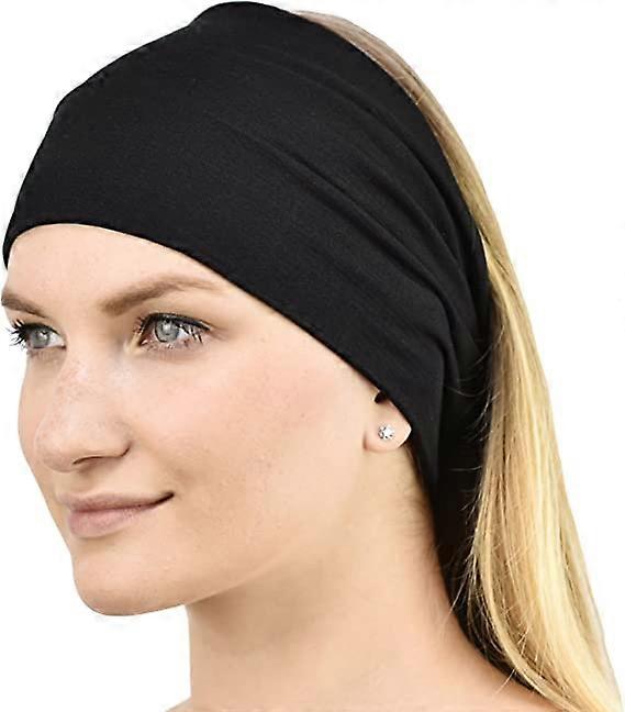Fascia per capelli unisex in seta e bambù