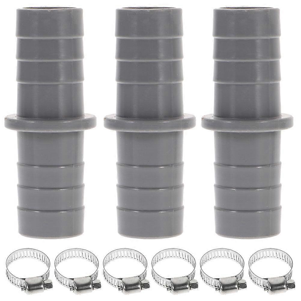 3 Sets Vaatwasser Afvoerpijp Connector Wasmachine Slang Verlengadapter met Clip