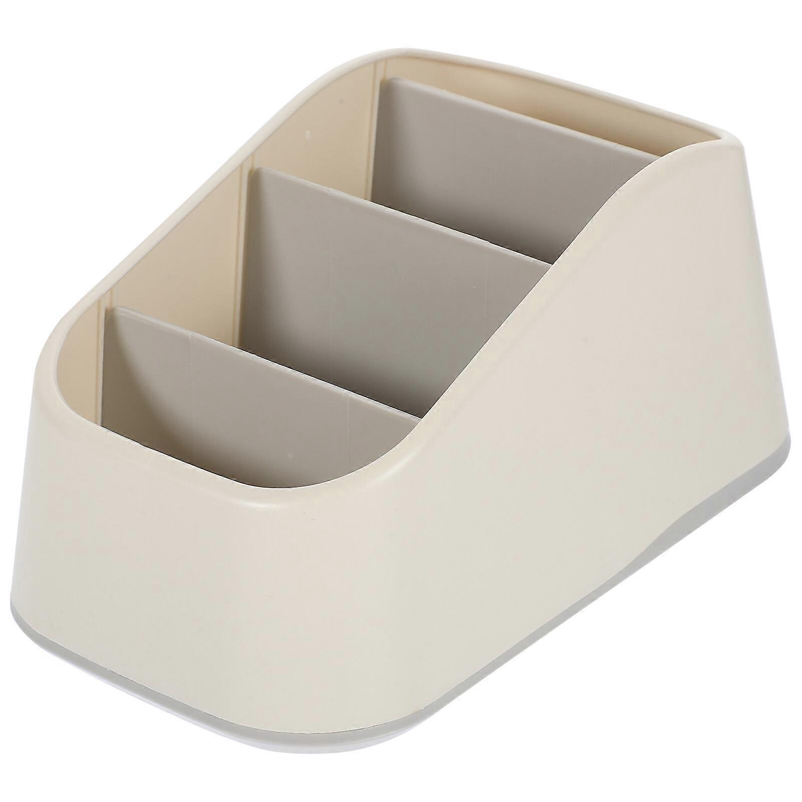 Remote Control Holder Remote Holder TV Stand Decor Multi-grid Container for Table