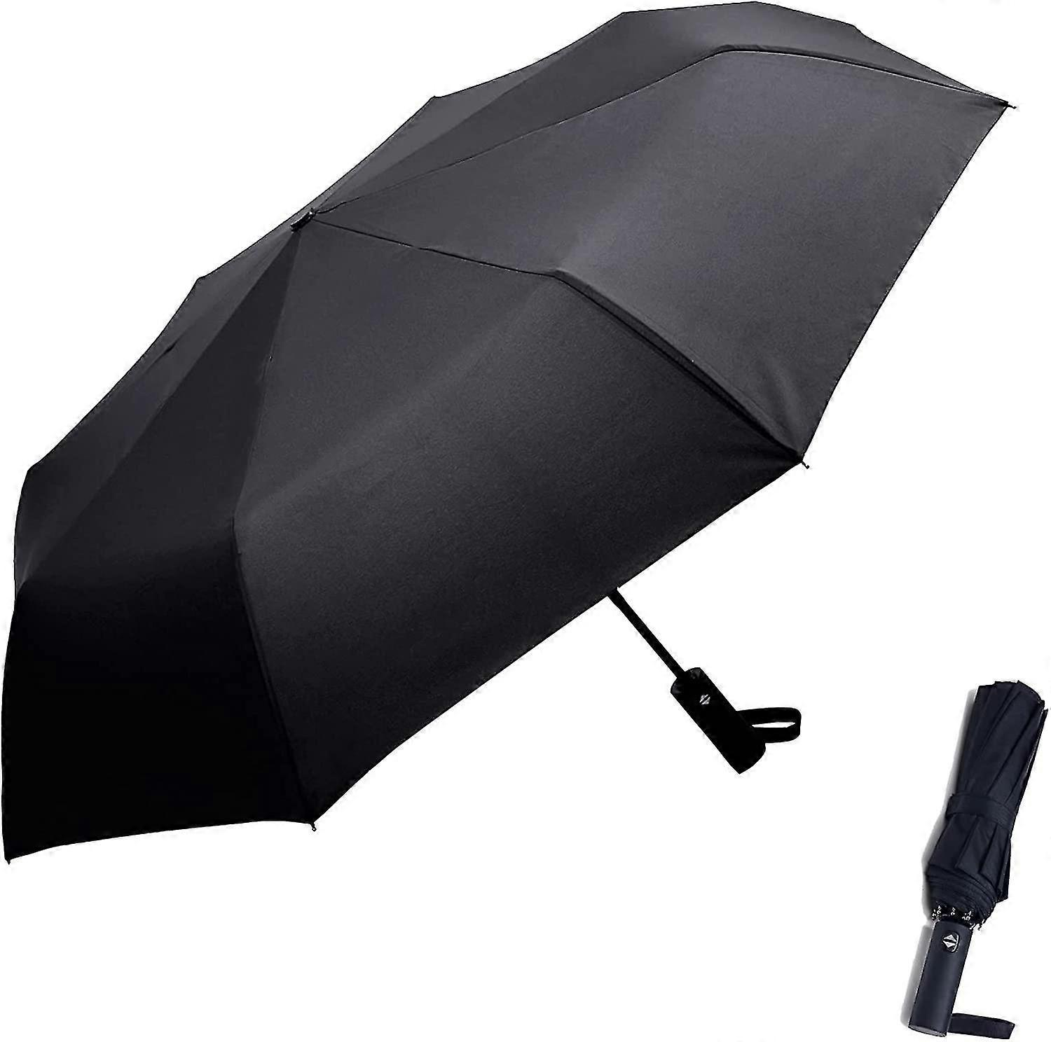 Travel Umbrella Windproof Compact Collapsible Light, Automatic, Strong And Portable, Wind Resistant, Folding