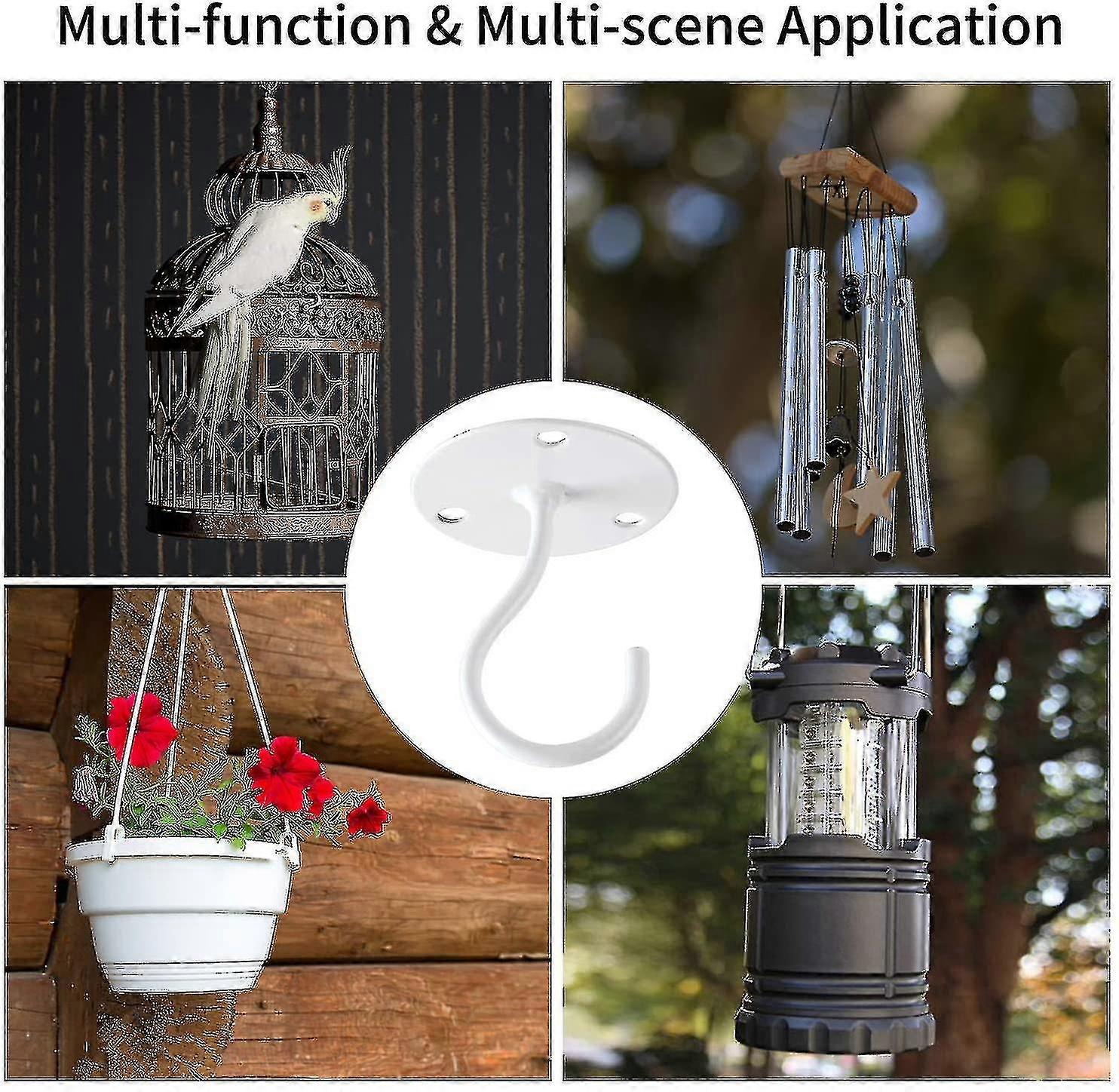 Ceiling Hooks For Hanging Plants -bracket Wall Mount Lanterns Hangers