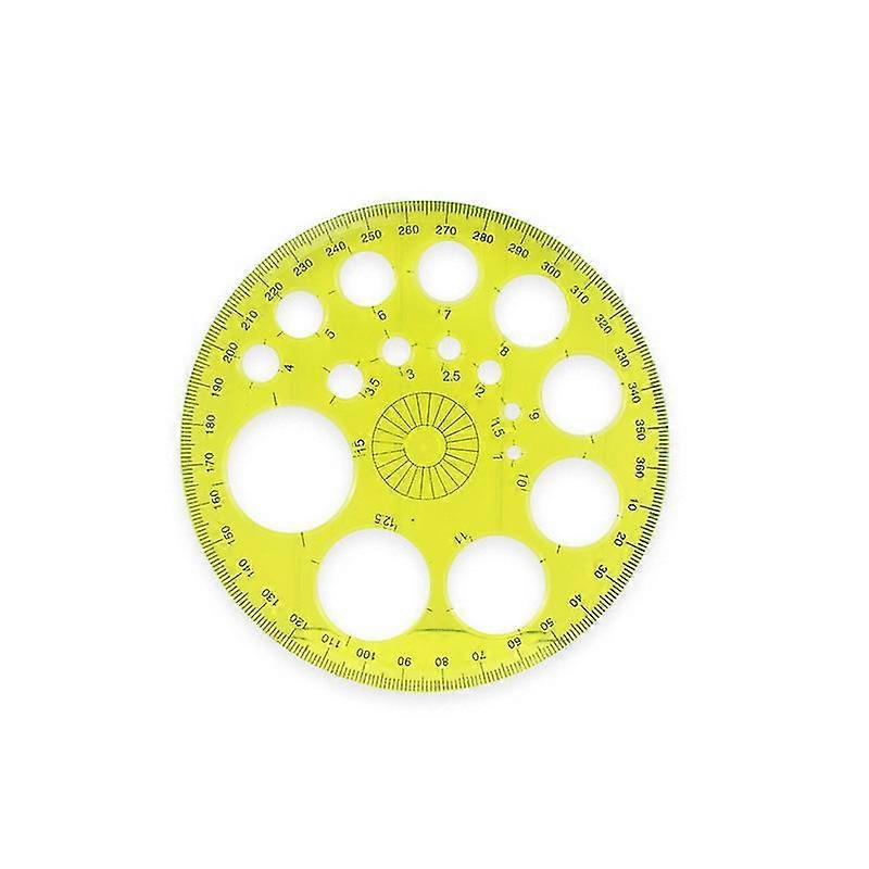 360 Degree Protractor Circle Ruler Math Protractors Geometry Plastic Protractor Angle Measurement Tool  Compass Drawing Ruler Template For School Offi