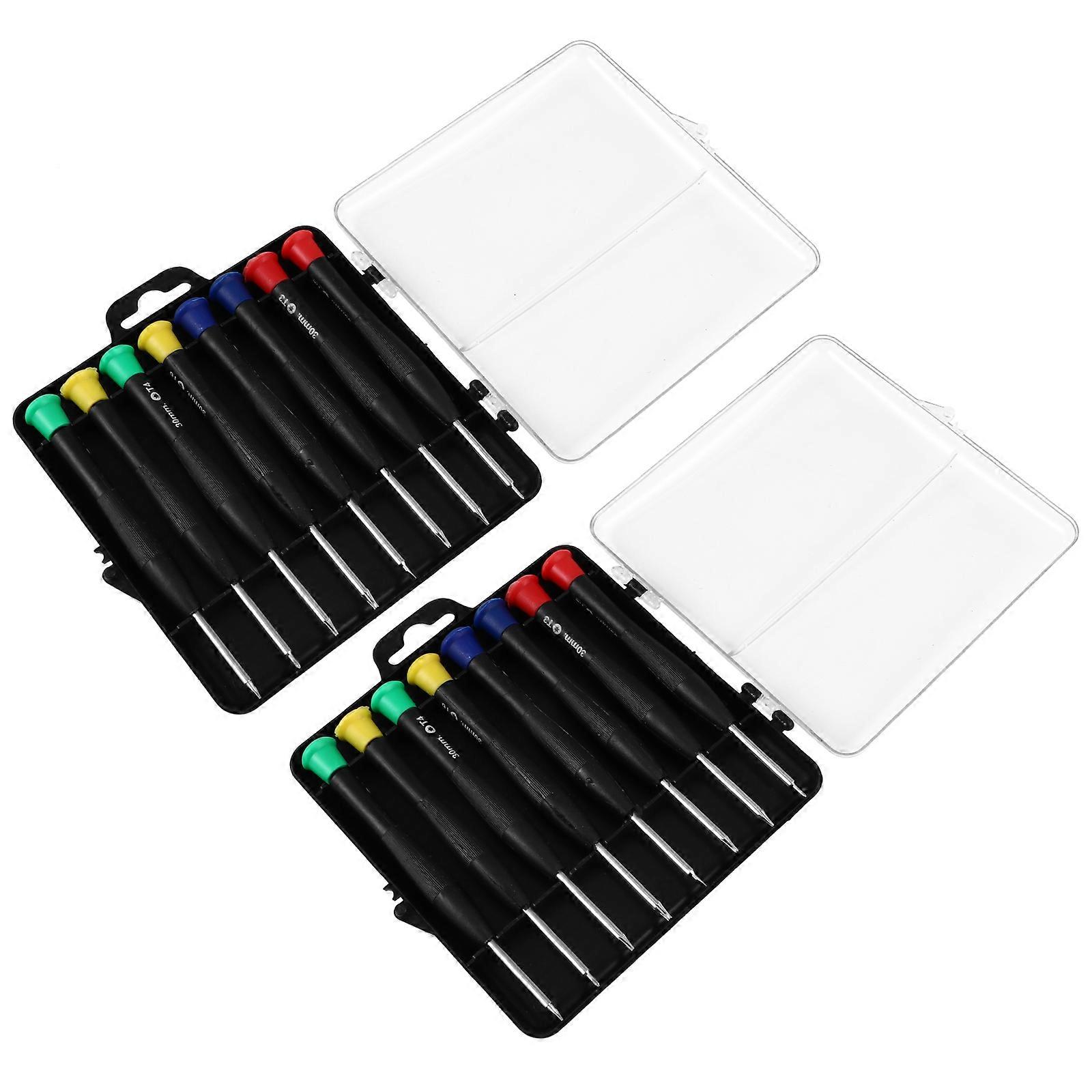 16 Pcs Small Screw Driver Watch Maintenance Tools Portable Screwdriver Set Watch Screwdriver Set Small Precision Screwdrivers