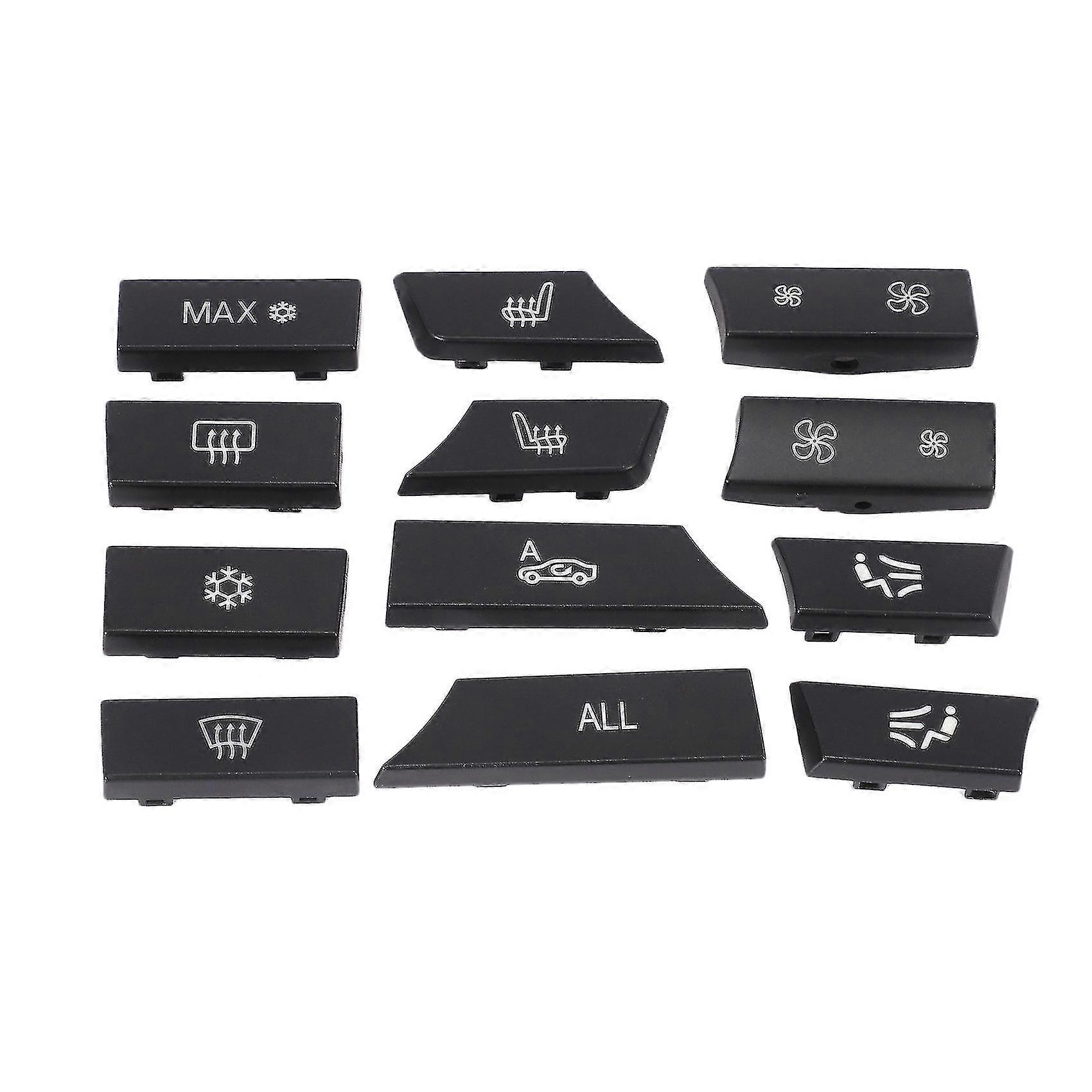 12pcs Car Auto Conditional Button Key Caps A/c Heater Switch Kit Car-styling For F10 F07 F02 5 7 Se