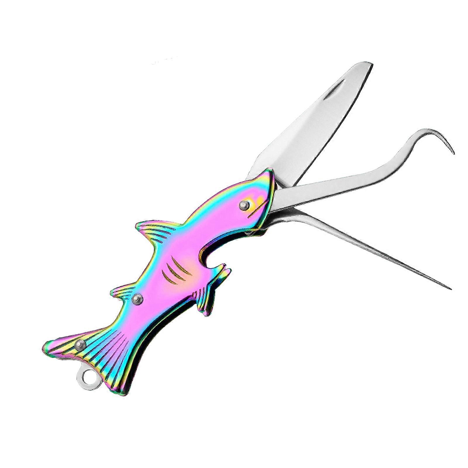 2023 New Dolphin Bottle Opener Toothpick - Multifunctional 304 Stainless Steel Keychain for Picnic, Camping, and Traveling