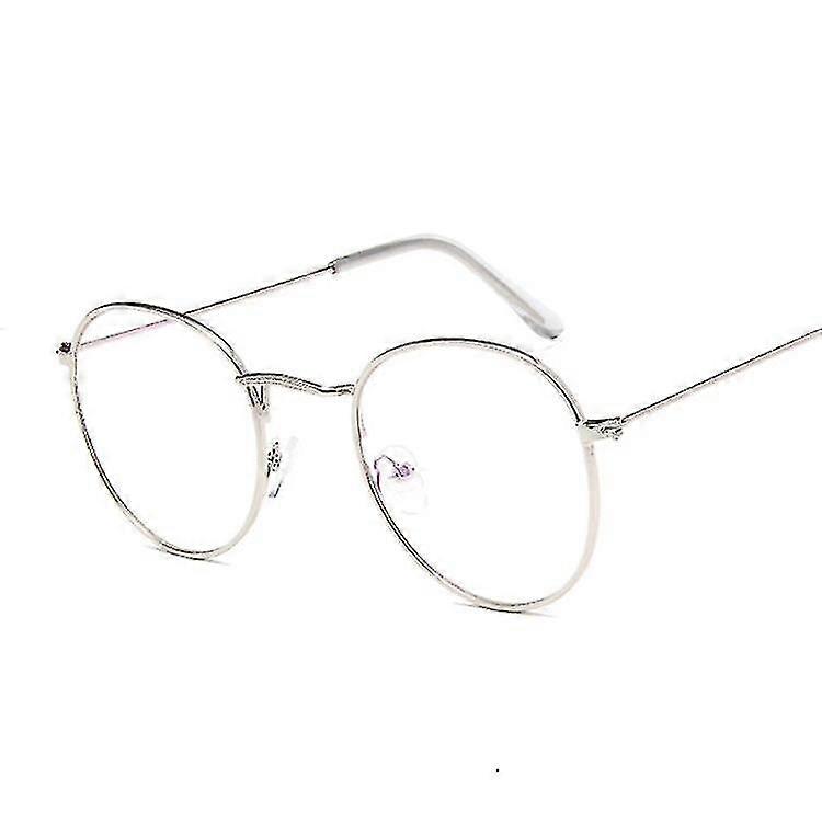 New Vintage ochelari rotunzi Cadru femei metal cerc mic forma ochelari de vedere clar ochelari de vedere optice ochelari de vedere transparent Obiectiv transparent Spectacol Gafas