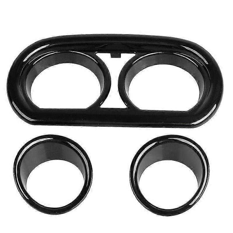 Gloss Black Gauge Bezel Trim Kit For Road Glide Fltrx Ultra Fltru 2015-up Boris