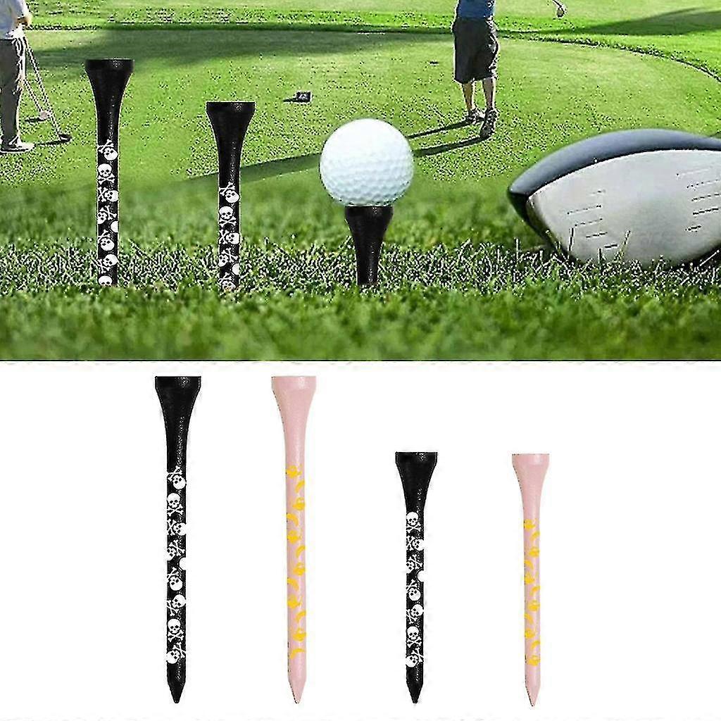 Golf-tees Small Golfing Tees Multi-color Biodegradable Golf-tees 2-3/4" 2-1/4"
