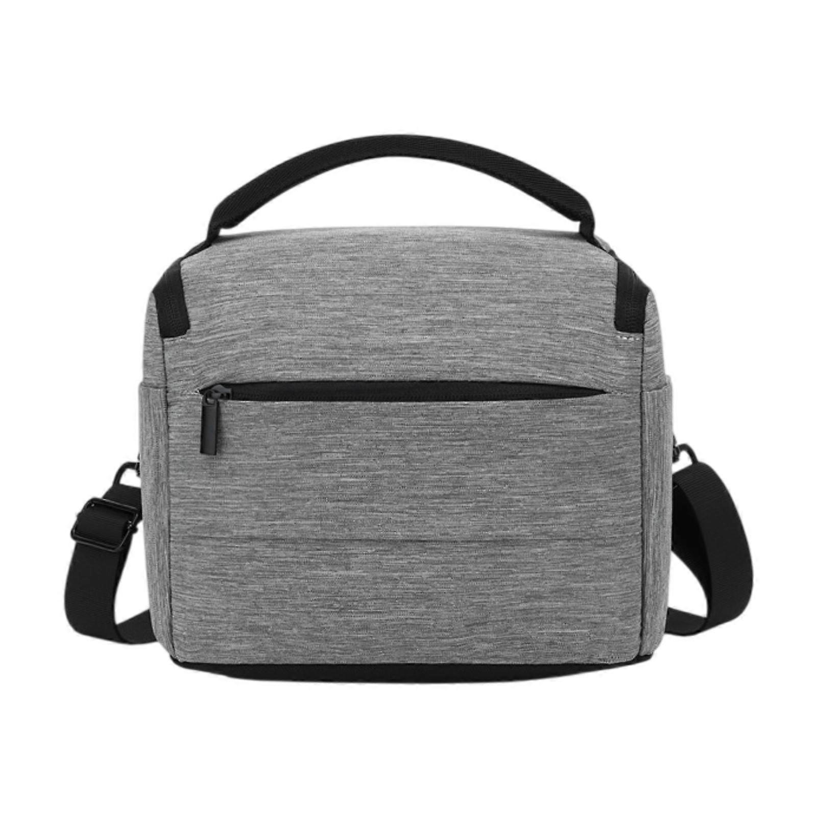 Camera Bag for Photographers Adjustable Compartments Waterproof Camera Pouch Gray