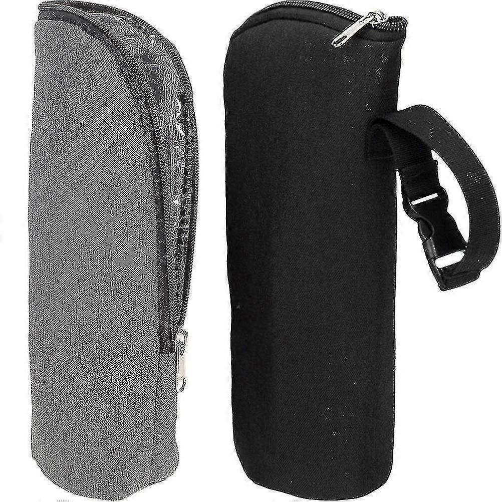 2 st isolerade nappflaskpåsar, termisk väska för nappflaskor, reseväska för nappflaskor