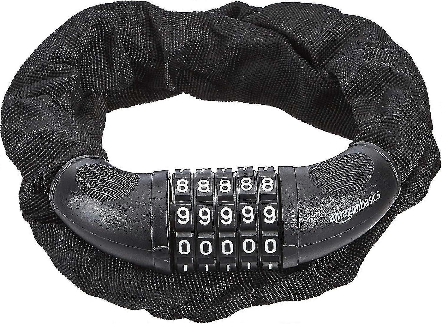 BASICS 5-DIGIT BIKE LOCK CHAIN Cable Password Chain Locks