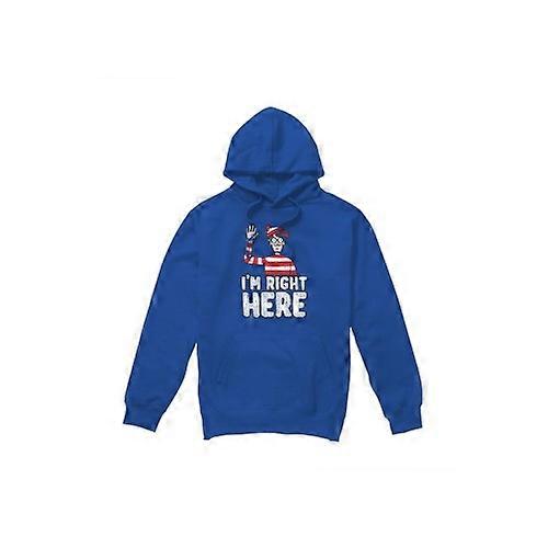 Wheres Wally? Mens I'm Right Here Hoodie