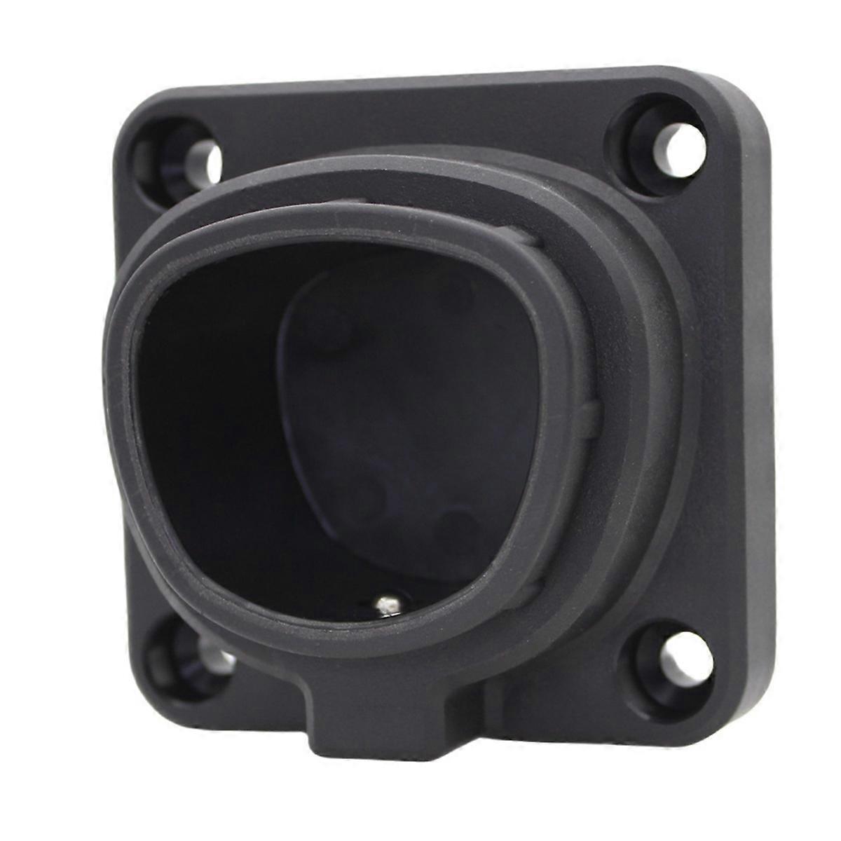 EV Charger Nozzle Dock with Automatic Lock and Reinforcing Ribs Wall-Mount for NACS & Connectors