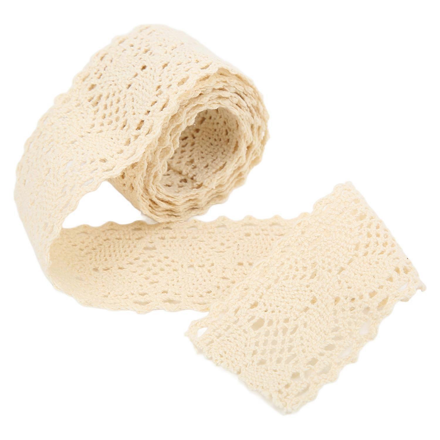 Lace Ribbon Cotton Thread 20 Yards Hollow Decorative Accessories for Clothing Decoration DIY Curtain