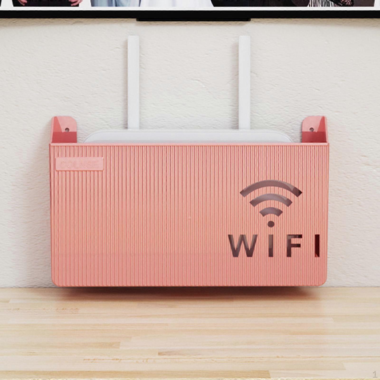 Router Shelf ,Wall Mounted ,Multifunction, ABS Plastic ,Cable Bracket ,Organizer for WiFi Remote