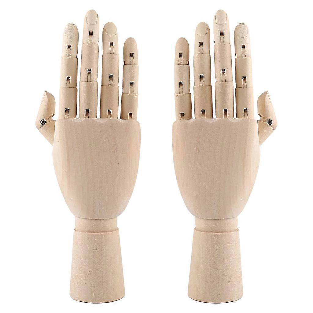 7/11’’ Left/Right Hand Figures for Gloves Display DIY Joints Hands Model Classroom Stationery Popular Drawing for Play S  10 inches
