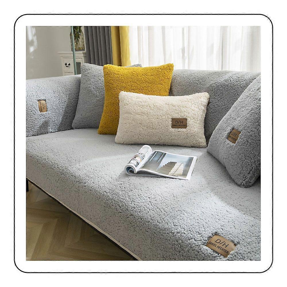 Velvet sofa cover, L shape sofa throws, corner sofa cover, ultra soft sofa protector