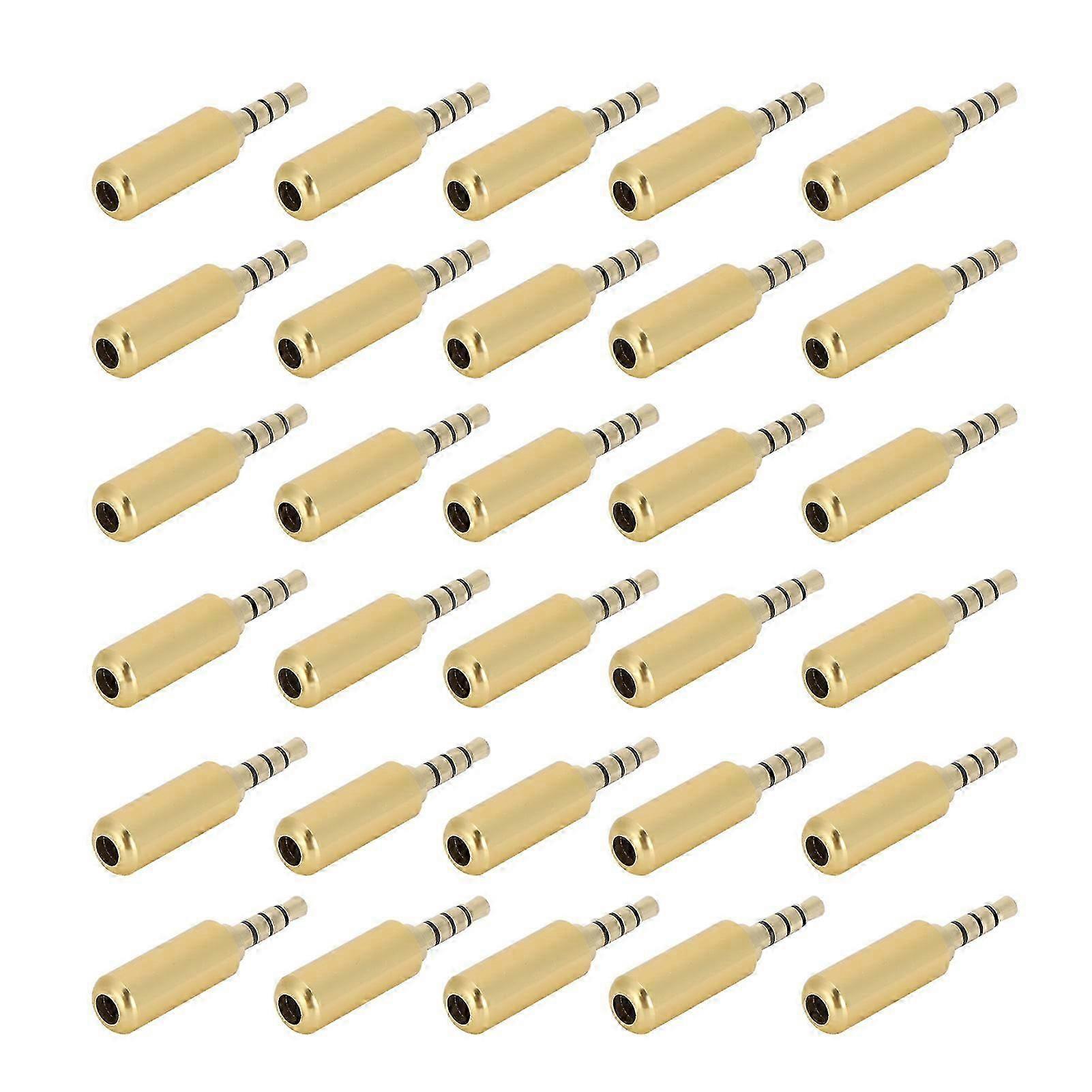 30pcs 3.5mm 4pole Balance Plug Headphone Jack Replacement Audio Cable Connector Accessory