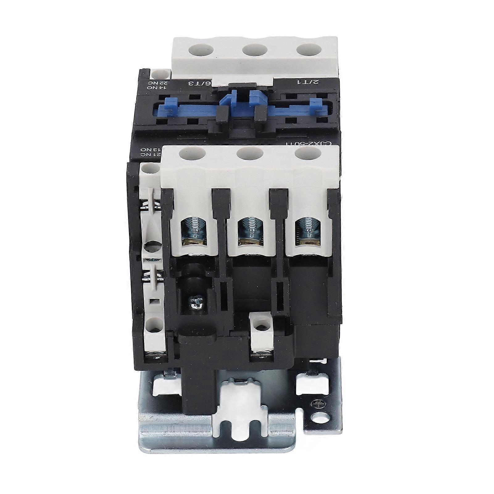 AC Contactor Silver Contact Circuit Load Control Switch Controller 50A for Power Supply AC380V