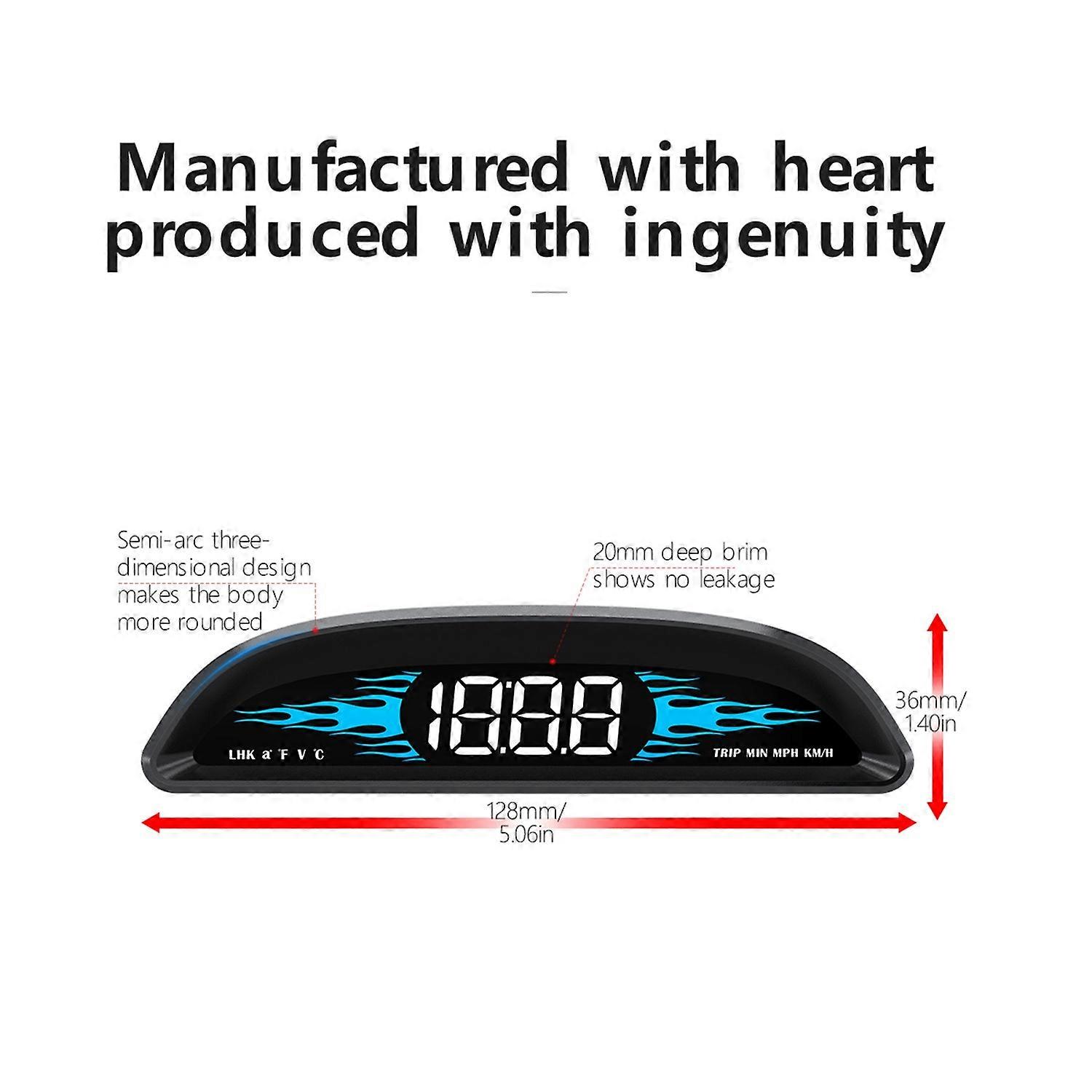 Car New OBD Speedometer Head-up Display B2 Multi-Functions Car Diagnostic Detector Speedometer Safe 