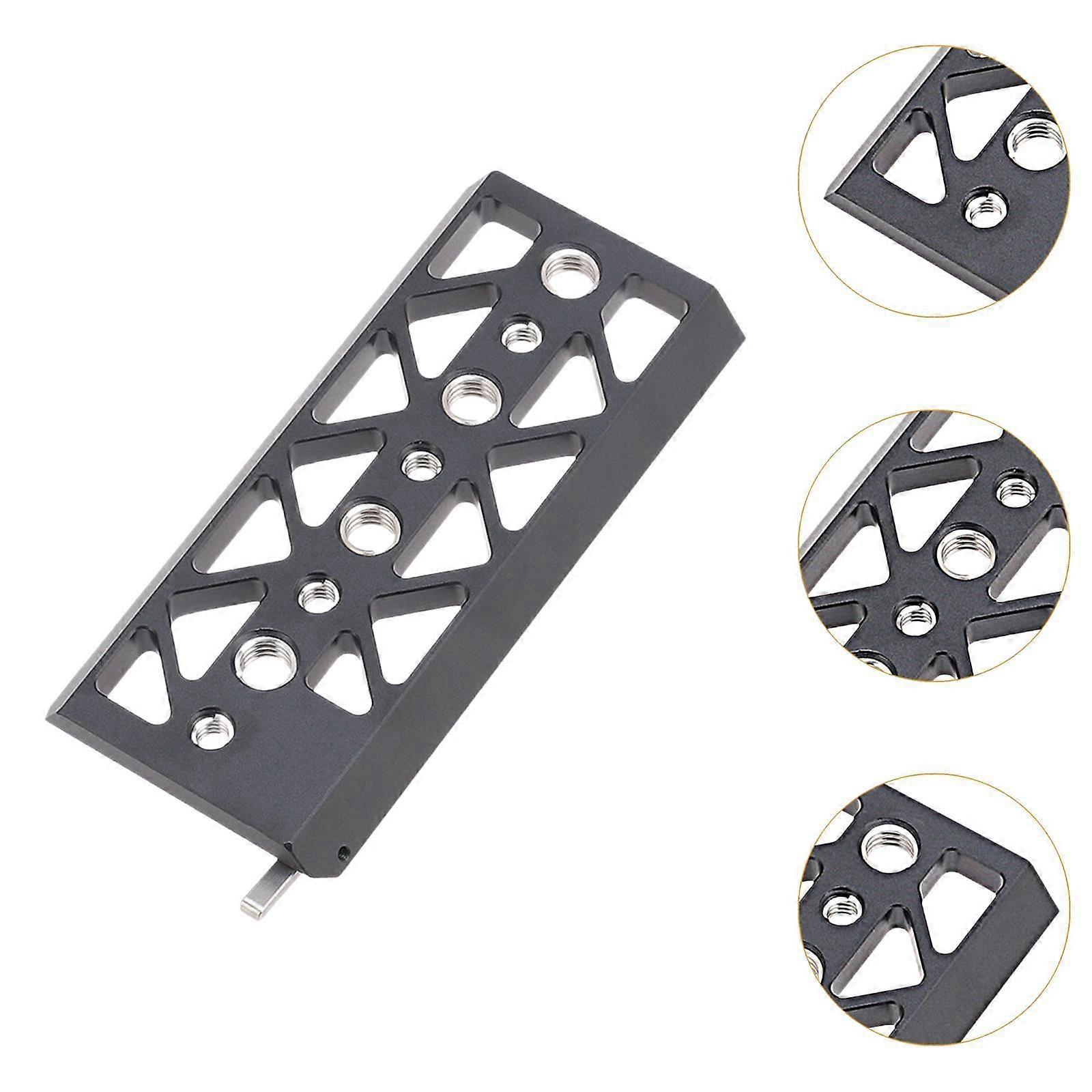 Dovetail Bridge Plate Bottom Lightweight with 1/4