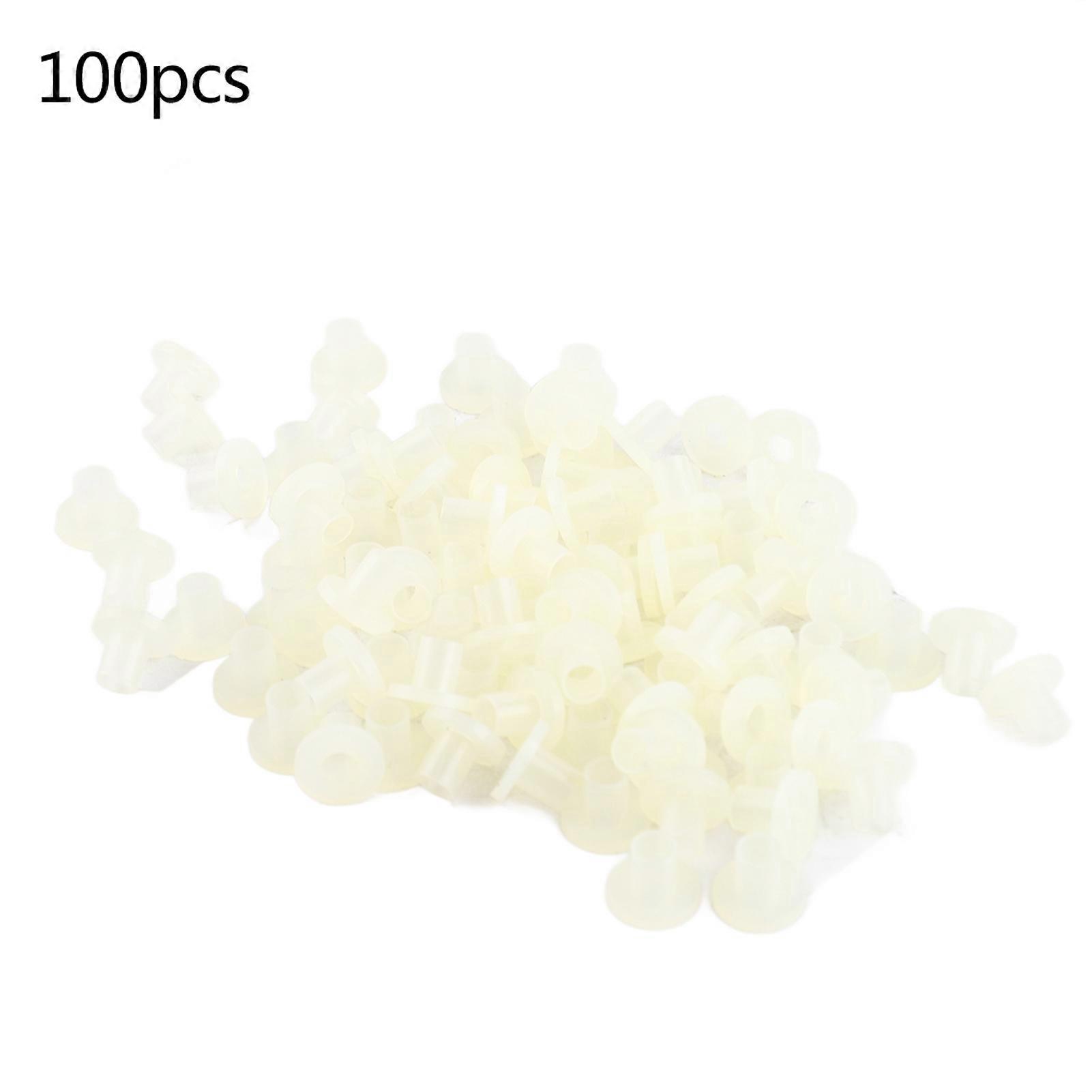 100pcs Insulated Plastic Transistor Washer Spacers TW-10, Durable Bushing Washers for Electronic Component Mounting and Insulation