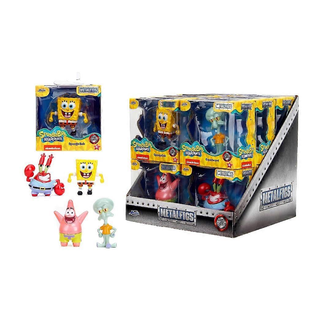 Jada Spongebob Kanciastoporty Pojedynczy pakiet odlewanych figurek Asortyment