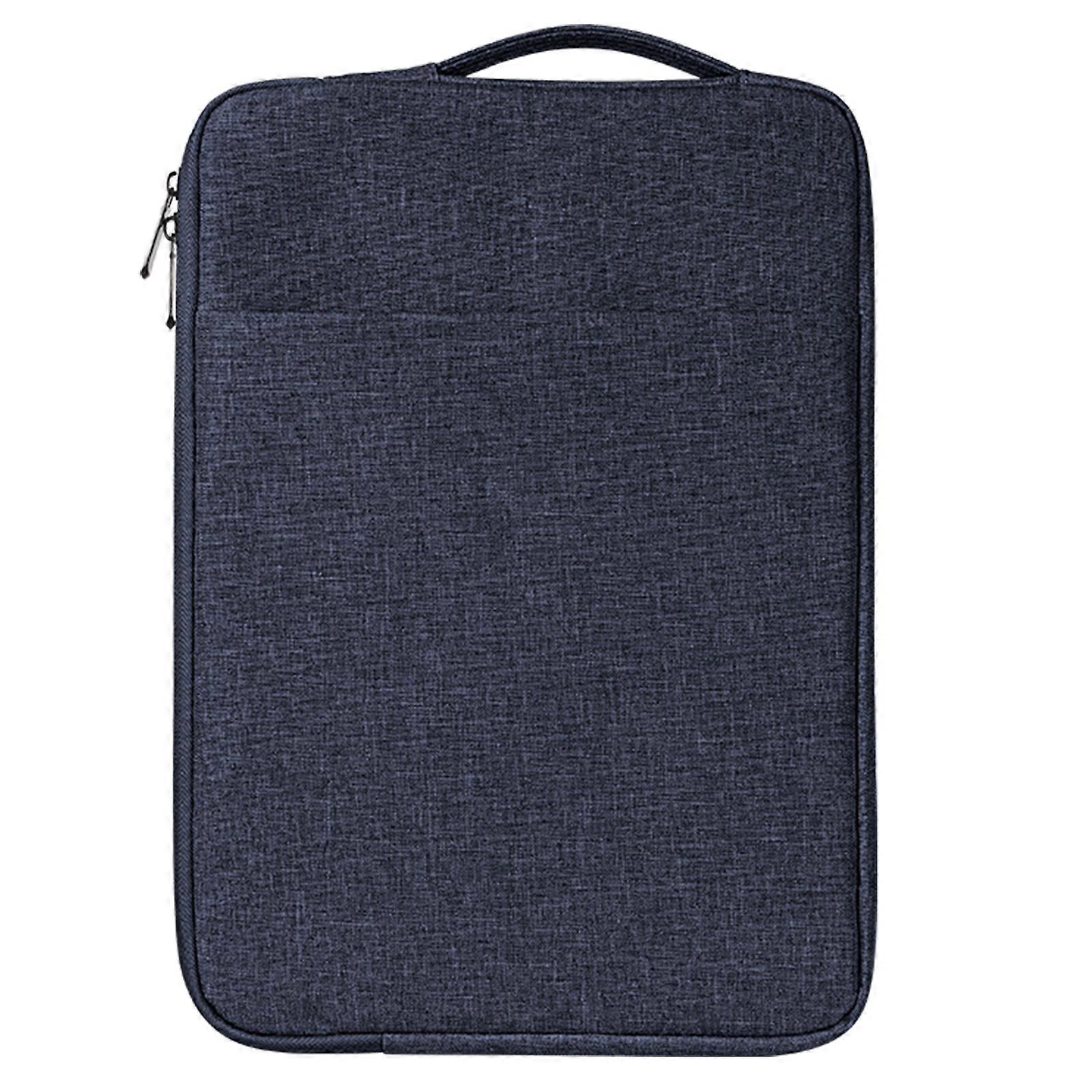Vertical Laptop Sleeve for 14-15.4Inch Laptop Case Lightweight Design, Shockproof Padding, Multiple Compartment Bag Navy blue